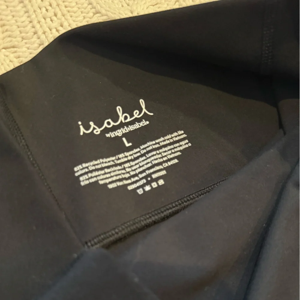 Isabel Maternity - Yoga Classic Black Leggings - Picture 2 of 4